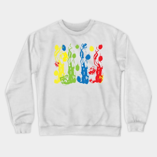 Primary Colors Crewneck Sweatshirt by Spirit-Dragon